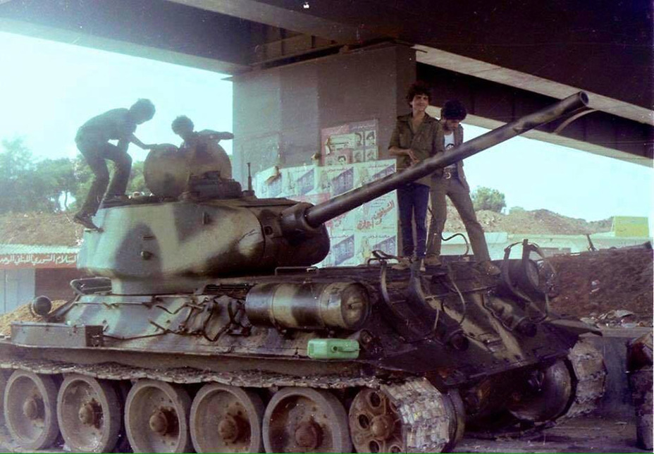 T-34–85 Czechoslovak-made in Lebanon, 1970s - Czechoslovak with Tagil ancestry |  warspot.ru