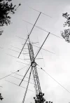 50 MHz 2 x 6-el jagikaksikko 23 m maston nokassa (c) OH7HJ.webp