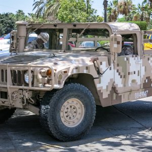 Meksikon Asevoimien Humvee