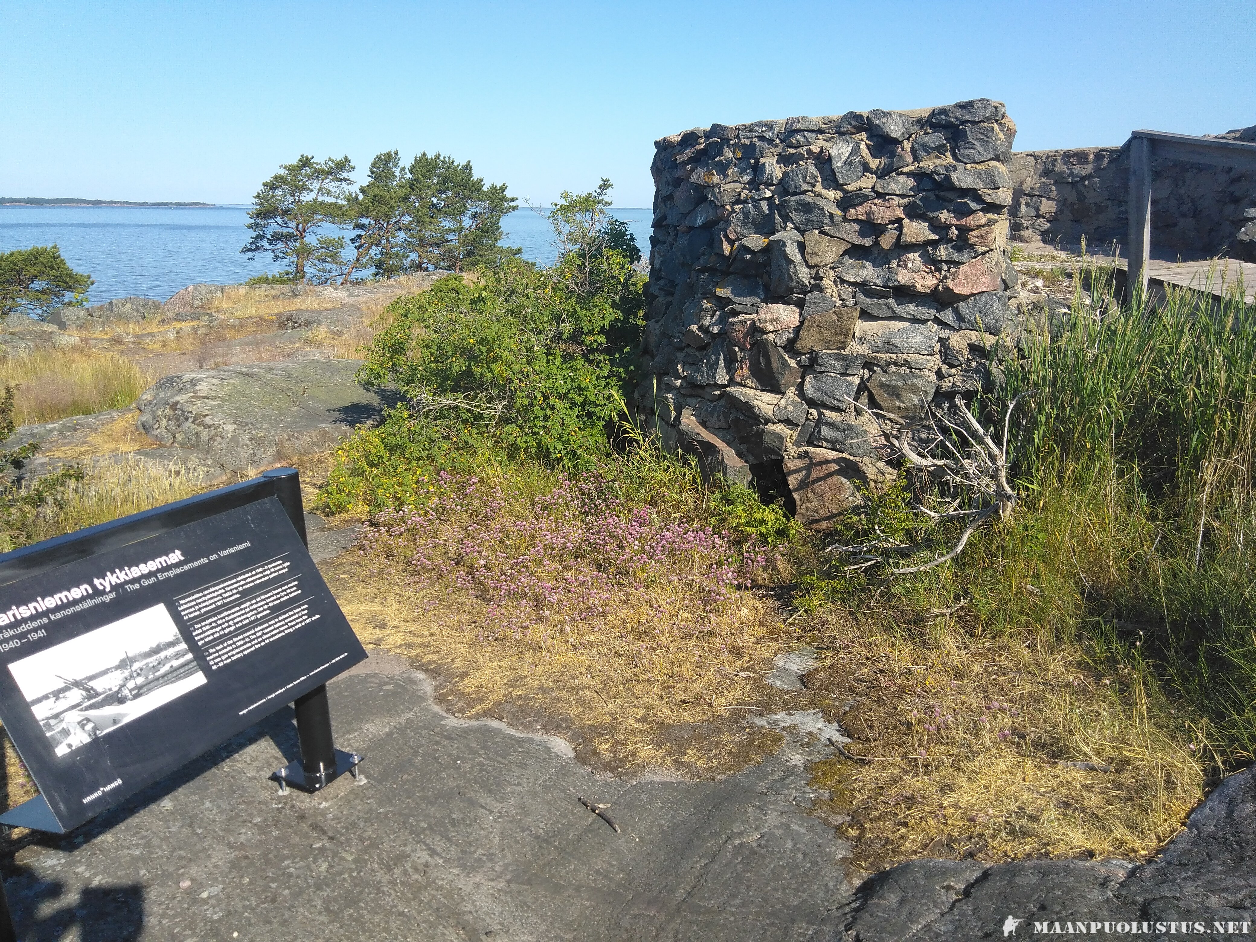 Neuvostoliittolaisten rannikkotykistön tuliasemia