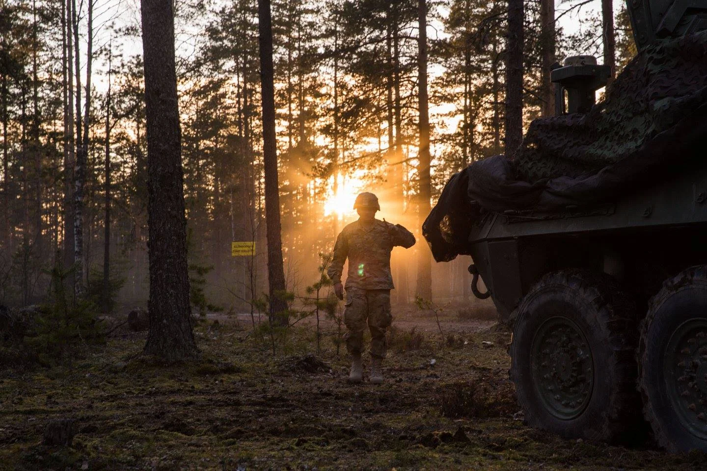 Säät ovat suosineet ja tunnelma harjoituksessa on erinomainen.