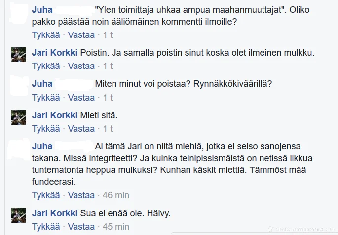 Ylen toimittaja kommentoi Facebookissa #2