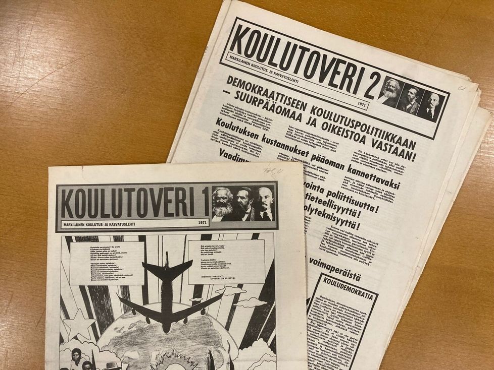 Koulutoveri-lehden kansia vuodelta 1971.