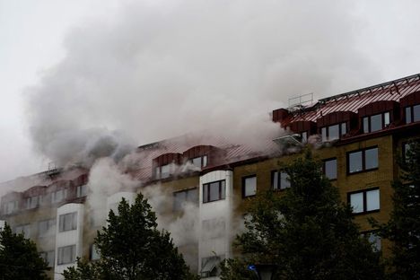 Räjähdys tapahtui kerrostalossa Göteborgissa ennen aamuviittä paikallista aikaa. 