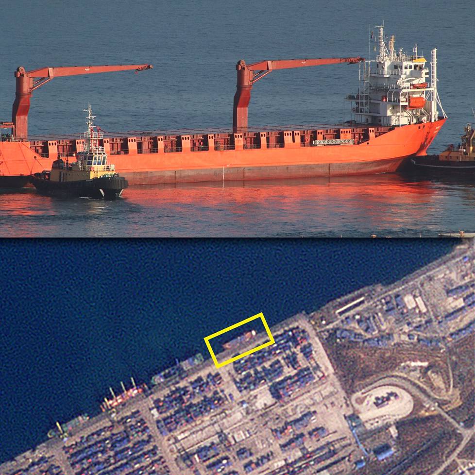 Lady R -nimistä laivaa saatetaan käyttää aseiden kuljetukseen Pohjois-Koreasta Venäjälle.