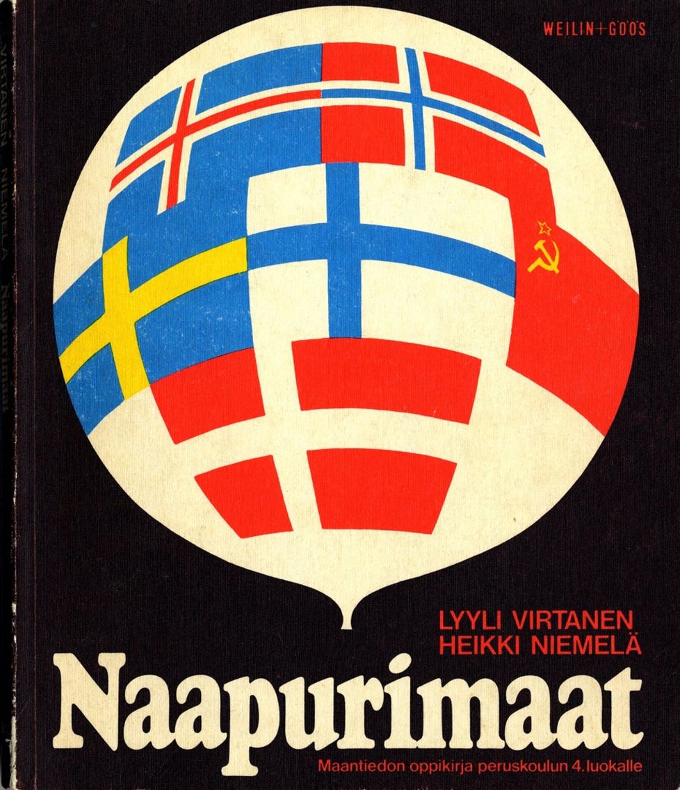 Naapurimaat-oppikirjan kansi.