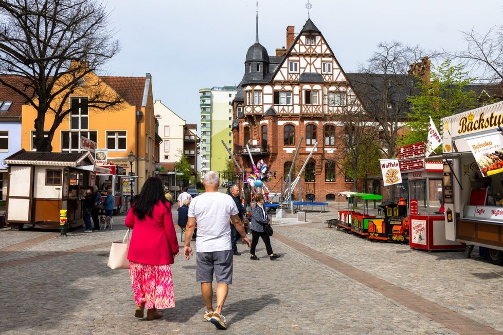 Schwedt sijaitsee aivan Puolan rajalla Brandenburgin osavaltiossa.