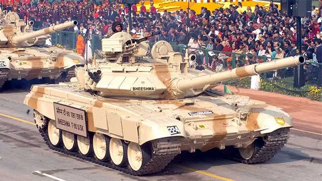 Russia uses in Ukraine T-90 tanks sent for modernization from India