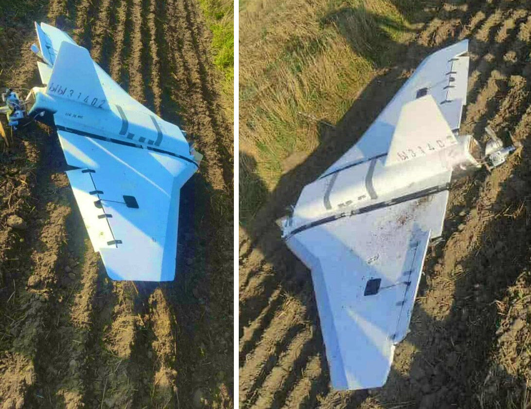 The remains of the Gerber in Poland after the attack on the night of September 10 (photo: @WarNewsPL1)
