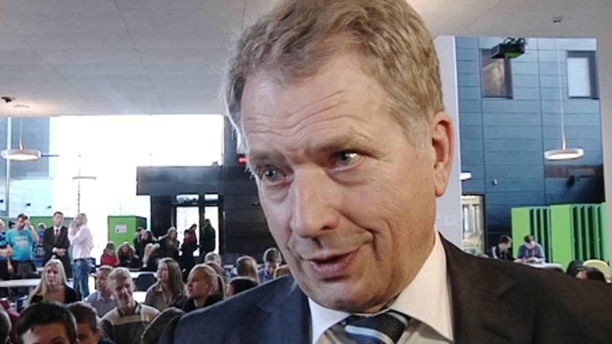 Tasavallan presidentti Sauli Niinistö.