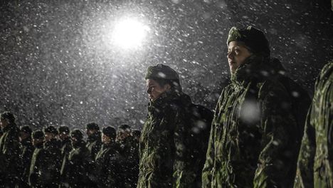 Uudet alokkaat astuivat palvelukseen Santahaminassa viime tammikuussa.