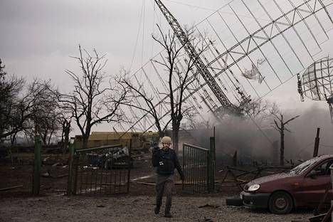 Venäläisten ilmaiskussa tuhoutui ukrainalaisten ilmapuolustuksen tukikohta.