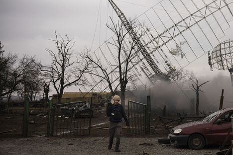 Venäläisten ilmaiskussa tuhoutui ukrainalaisten ilmapuolustuksen tukikohta.