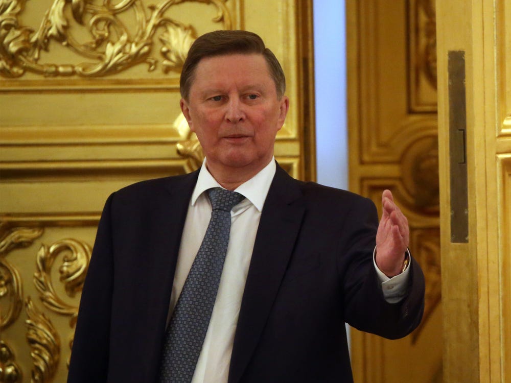 Russian Presidential Special Envoy on Ecology Sergei Ivanov.