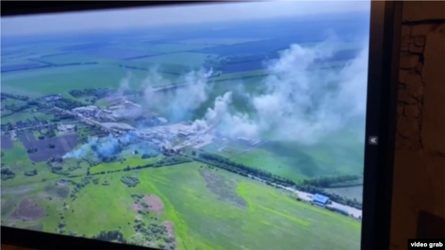 The shelling of the Grayvoron checkpoint, which preceded the penetration of the RDK group