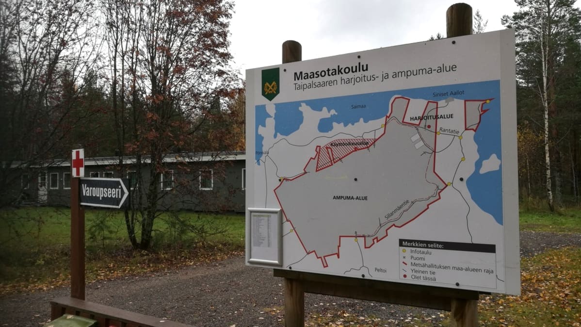 maasotakoulu taipalsaari harjoitus- ja ampuma-alue