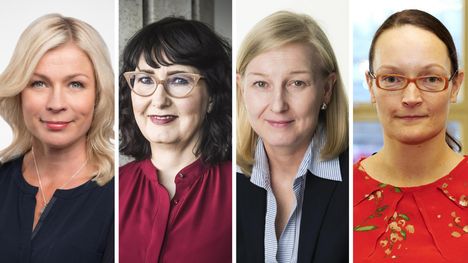 Heli Koski, Janica Ylikarjula, Marita Laukkanen ja Kaisa Kosonen
