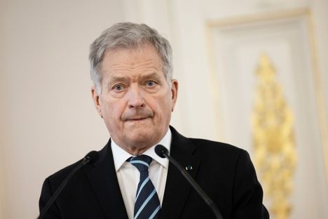 Presidentti Sauli Niinistö tuomitsi Venäjän hyökkäyksen Ukrainaan perjantain lehdistötilaisuudessa.