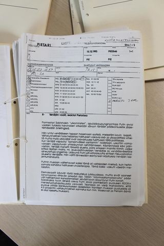 Suomen silloisen Pietarin-pääkonsulin Seppo Kauppilan laatima raportti joulukuulta 1993 kuvasi Vladimir Putinin arvioita Venäjän vaalituloksesta. Raportti luokiteltiin tuolloin luottamukselliseksi, mutta sen salassapitoaika on umpeutunut.