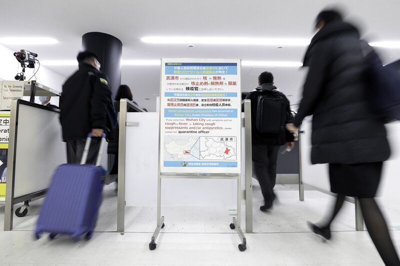 Narita Airport Quarantine Operation As China Virus's Spread Puts Global Airports On Alert
