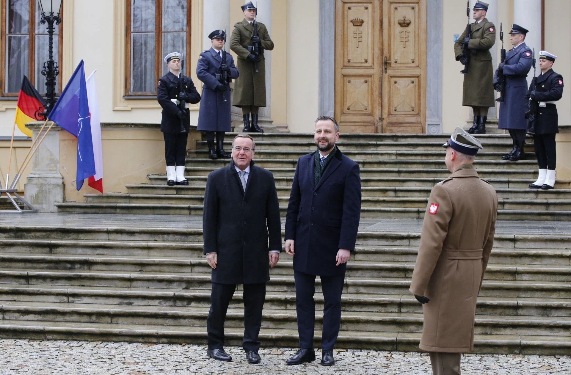 Ministrowie obrony Niemiec Boris Pistorius i Polski Władysław Kosiniak-Kamysz