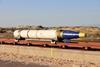 An experimental high-speed conformal warhead awaits testing at the Holloman Air Force Base High Speed Test Track in new Mexico c AFRL