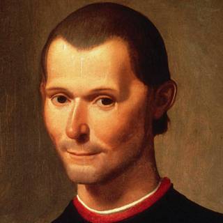 Niccolò Machiavelli. -- Taiteilija Santi di Titon maalaus 1500-luvun loppupuolelta.