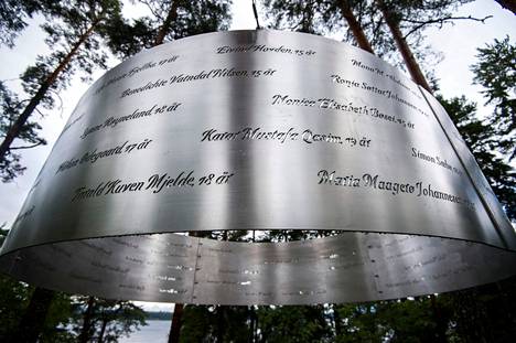 Uhrien nimet muistuttavat Utøyan saaren synkästä päivästä.