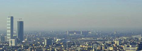 Milanon suurkaupunki sijaitsee Lombardiassa, jonka ilma on Euroopan saastuneimpia.