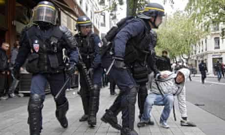 French riot police (CRS)