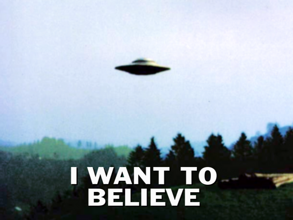 Image result for i want to believe pic