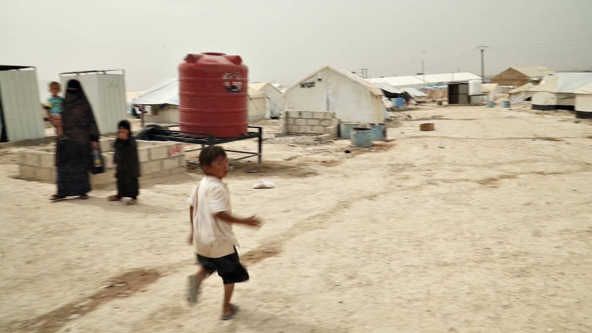 Näkymä al-Holin leiristä 23. toukokuuta.