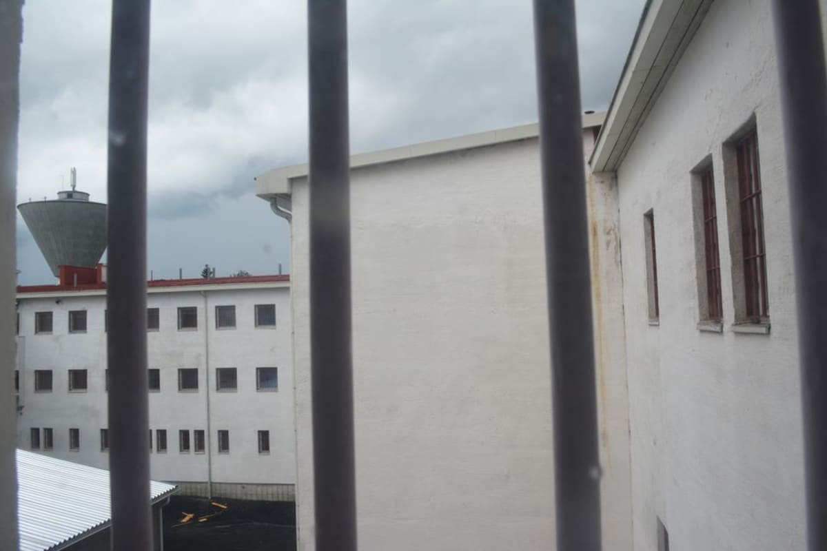 Näkymä Sukevan vankilan ikkunasta.