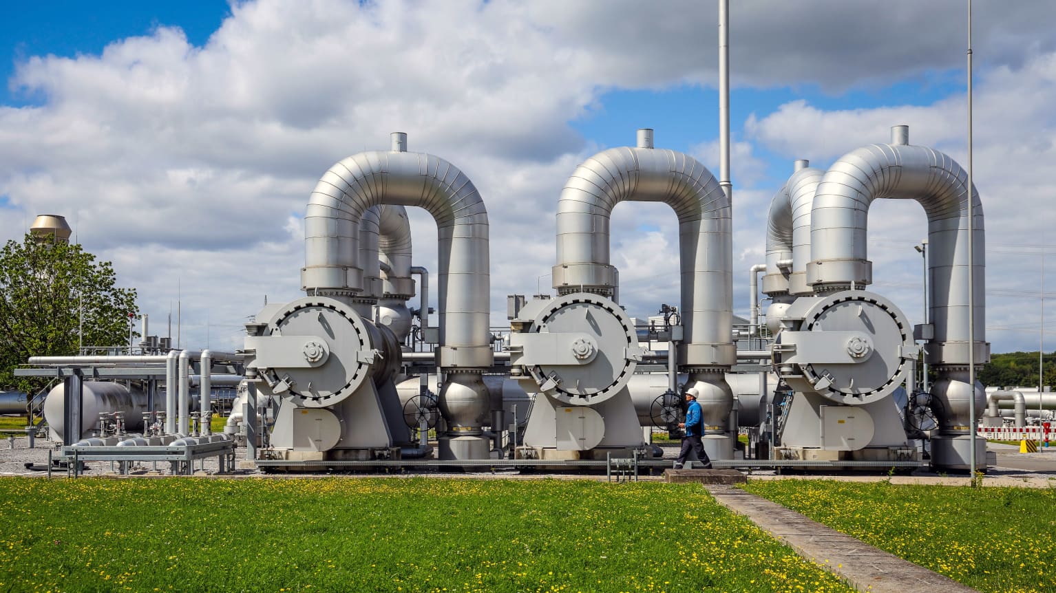 Pumppuasema Wernessä Nordrhein-Westfalenissa Saksassa. Pumppuasema Wernessä Nordrhein-Westfalenissa Saksassa.