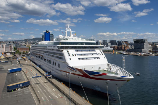 Revierkaia in Bjørvika will be the last cruise quay in Oslo when the other three disappear over the next few years. MDG wants this too to be closed to cruise traffic. Photo: Paul Kleiven / NTB