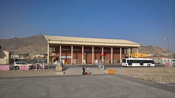 Näkymä Kabulin lentokentältä.