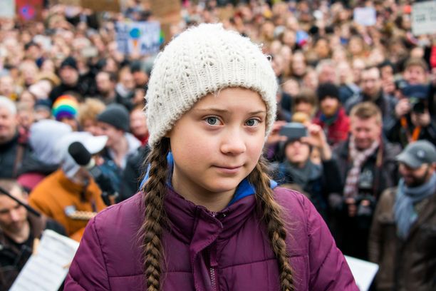 Ruotsalainen ilmastoaktivisti Greta Thunberg maaliskuussa 2019.