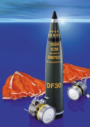 German 155mm DM702 SMArt artillery German 155mm DM702 SMArt artillery