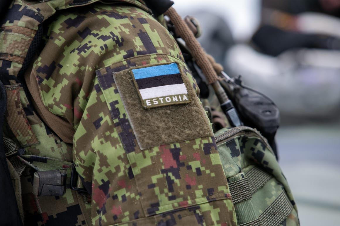 Training Of Nato Ally Estonian Defence Forces