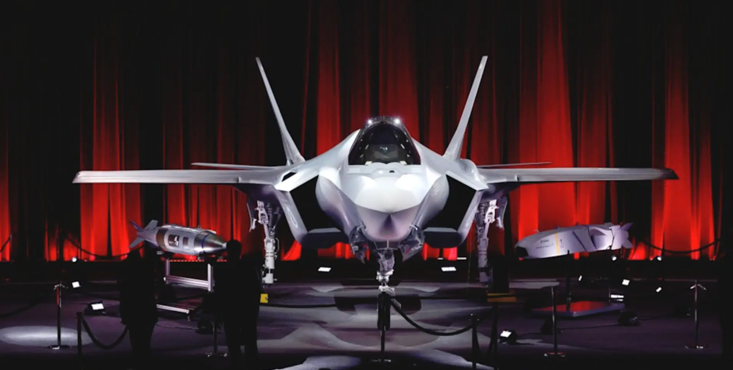 The unveiling ceremony for the first F-35A planned for Turkey, in June 2018. <em>ANADOLU AGENCY</em><br>