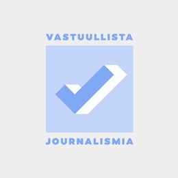 Vastuullista journalismia -logo Vastuullista journalismia -logo